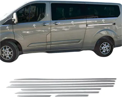 Image de Garniture de Fenêtre pour Ford Tourneo Custom V362 2013-2023 8Pcs
