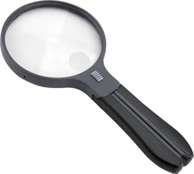 Image de Loupe à main libre Carson HF-11 avec éclairage et poignées séparées