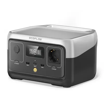 Immagine prodotto di ECOFLOW Centrale Elettrica Portatile RIVER 2 batteria LiFeP04 da 256 Wh ricarica rapida in 1 ora, uscita fino a 600 W