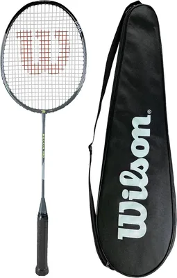 Obrázok produktu pre Badmintonová raketa Isometric v grafitovej farbe Wilson Recon 80 s ochranným obalom