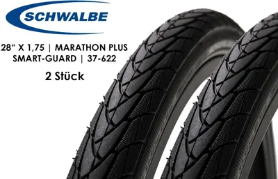 Produktbild von 2 Stück 28 Zoll Schwalbe Marathon Plus Reifen 37-622 Reflex 28x1.4