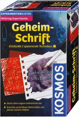 Produktbild von Kosmos GEHEIM-SCHRIFT MITBR.EXPERIMENT MITBR.EXPERIMENT