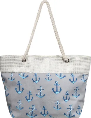 Produktbild von Strandtasche aus Textil mit Ankermotiven
