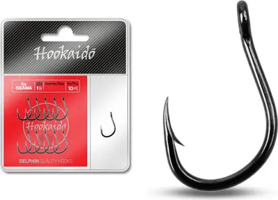 Produktbild von 10 x DELPHIN HKD 4 ISEAMA stark geschmiedete Karpfenhaken Angelhaken #2