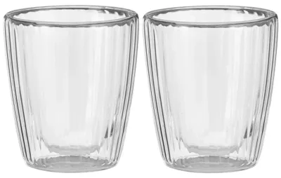 Image de Verres isothermes pour café et thé - Verre à double paroi - 230 ml - Lot de 2