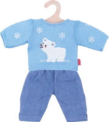 Produktbild von Puppen-Jeanshose/Pulli sortiert 35-45cm, 1 Stück