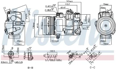 Image de compresseur MERCEDES SLK-CLASS W 172 11 - SLK 250 CDI