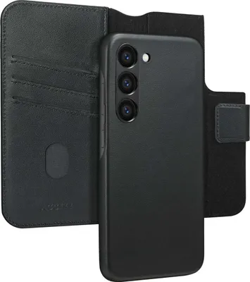 Immagine prodotto di Custodia pieghevole in pelle Accezz 2 in 1 con MagSafe Samsung Galaxy S23 - Onyx Black