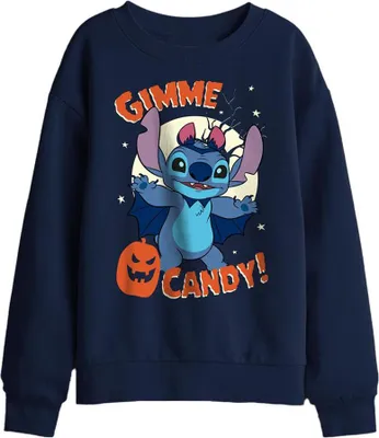 Produktbild von Lilo & Stitch - "Gimme Candy" Sweatshirt für Kinder TV25822 (116) (Marine)