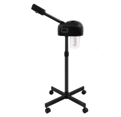 Produktbild von Professioneller Gesichtsdampfer - Nano Dampfgerät - Heiß- und Kaltnebel - Ozon Tiefenreinigung - Porenreinigung - EU-Stecker 220V - Schwarz
