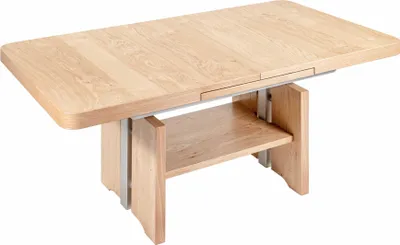 Produktbild von Couchtisch höhenverstellbar und ausziehbar Cindee 100x56x60 Eiche