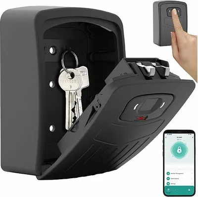 Image de Boîte à clés connectée avec empreinte digitale SAF-200.app
