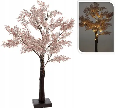 Immagine prodotto di albero a 29 LED Rami innevati Albero di luci 60 cm Decorazione natalizia Albero illuminato