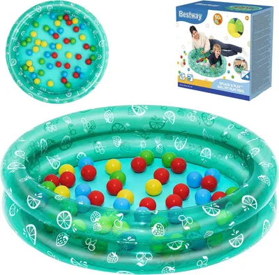 Immagine prodotto di Piscina gonfiabile per bambini con palline 91x20cm Bestway 51141