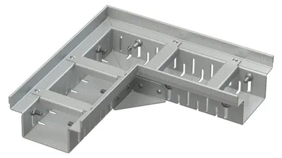 Immagine prodotto di Canale di drenaggio angolare Alcadrain (Alcaplast) regolabile da 100 mm, in acciaio zincato ADZ102VR