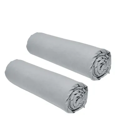 Produktbild von 2 Spannbettlaken – 160 x 200 cm – 2 PersonenStahl