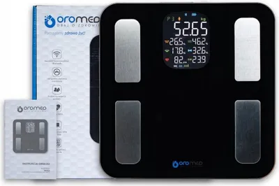 Produktbild von Waga łazienkowa ORO-BLUETOOTH H SMART BLACK