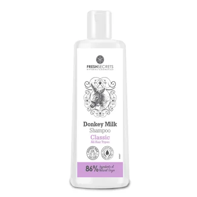 Produktbild von Fresh Secrets Haarshampoo Eselsmilch Classic *Für alle Haartypen* 200 ml