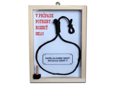 Obrázek produktu pro Obrázek pro ženatého muže - smyčka SK