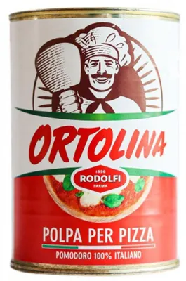 Zdjęcie produktu dla Sos  pomidorowy Polpa per pizza 400g - Ortolina