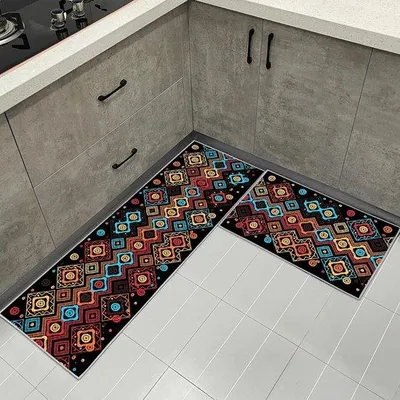 Produktbild von Famanu Küchentapete Antirutschmatten - 40 x 60 cm + 40 x 120 cm, 2 Stück
