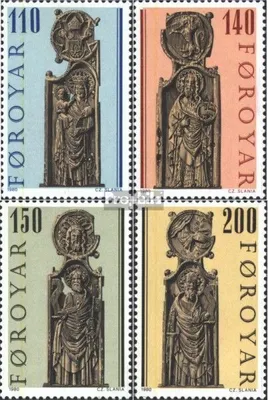 Produktbild von Briefmarken Dänemark - Färöer 1980 Mi 55-58 (kompl.Ausg.) postfrisch Kirchengestühl