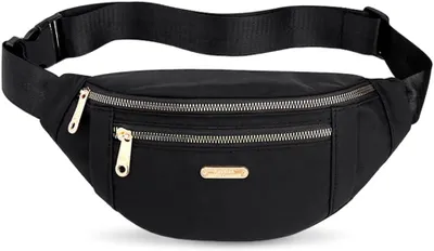 Image de Poche de ceinture réglable, bandoulière ajustable, dimensions 30 x 15 cm, idéale pour les voyages