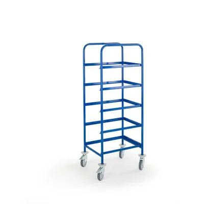 Produktbild von Rollcart Kommissionierwagen 16-4400 blau 41,0 x 61,0 x 157,0 cm