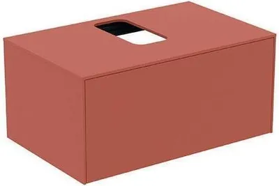 Produktbild von Waschtischplatte CONCA mittiger Auss 802x505mm Sunset matt Sunset matt