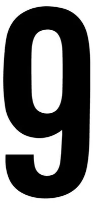 Immagine prodotto di Cifre per le luci del numero civico, cifra 9