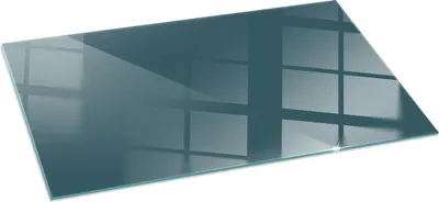 Produktbild von Funkenschutzplatte – Glasbodenplatte für Kaminofen – Kaminunterlage aus Glas – 120x60 cm – Feuerfeste Ofenbodenplatte – Hitzebeständige Schutzplatte für Kamin – Transparente Bodenschutz Glasplatte – Meeresfarbe
