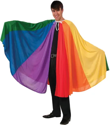 Produktbild von Regenbogen Kostümumhang für Fasching und Karneval