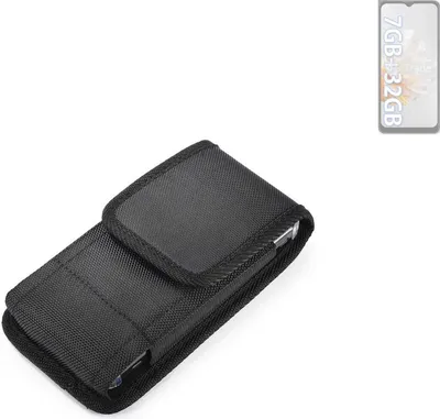 Produktbild von Holster Gürteltasche kompatibel mit Blackview Oscal C30 Holster Gürtel Tasche wasserabweisend Handy Hülle Schutz Hülle Outdoor schwarz K-S-Trade
