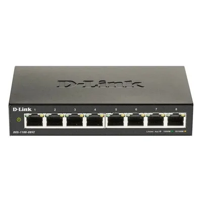 Immagine prodotto di D-Link DGS-1100-08V2/E Switch       D-Link DGS-1100-08V2/E              5*GE retail