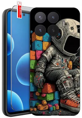 Productafbeelding van Beschermhoezen voor de Xiaomi 17T Pro – Designs | Mat siliconen hoesje + 9H-glas