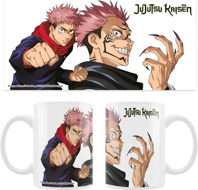Zdjęcie produktu dla Jujutsu Kaisen Keramiktasse Yuji & Sukuna