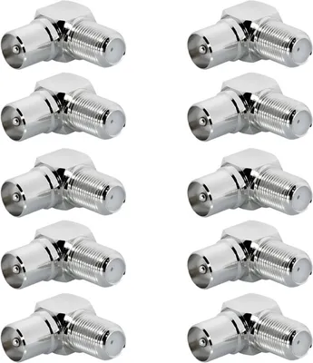 Produktbild von ARLI 10x Winkel Adapter 9,5 mm Stecker Antennenstecker