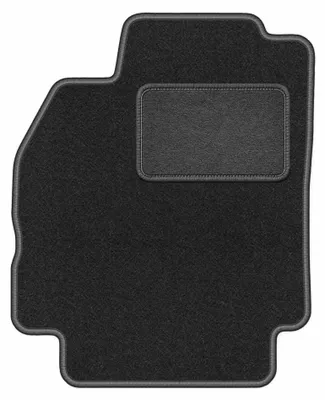 Image de Tapis conducteur en moquette pour Renault Megane II CC 2003-2010 (coupé/cabriolet) – 1 pièce, gris graphite, sur mesure – Wielganizator LUX