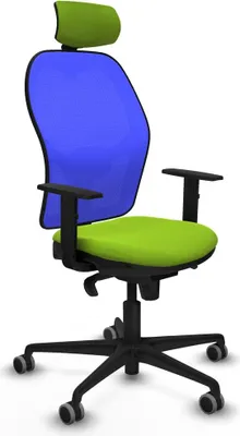 Produktbild von Bürostuhl mit Kopfstütze Piqueras y Crespo 1D036G2 Pistazienfarben