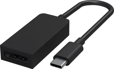 Produktbild von Microsoft Surface USB-C/DisplayPort Adapter, Schwarz, 1 Stück(e)