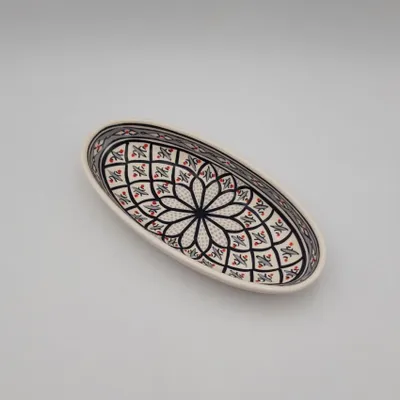 Immagine prodotto di Ovale piatto Bakir gris - L 30 cm