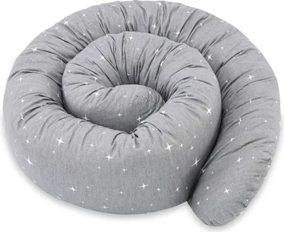 Produktbild von Totsy Baby Seitenschläferkissen Bettschlange Body Pillow 150 cm Baumwolle - Kopfkissen lang Bettrolle Schlafkissen Nackenrolle Kissen  Galaxie