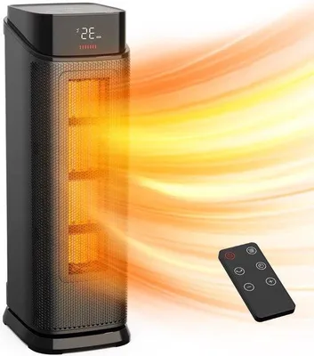 Immagine prodotto di Riscaldatore elettrico da 2000 W con modalità ECO, termostato e timer