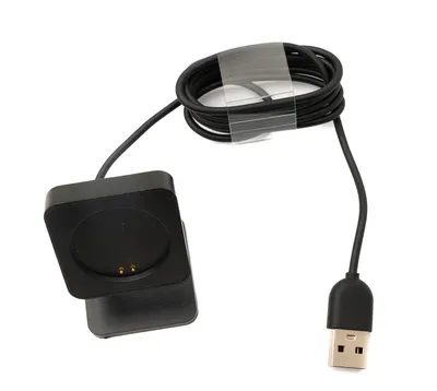 Zdjęcie produktu dla Kabel USB 2.0 SYSTEM-S o długości 93 cm do ładowania smartwatcha OnePlus Watch w kolorze czarnym