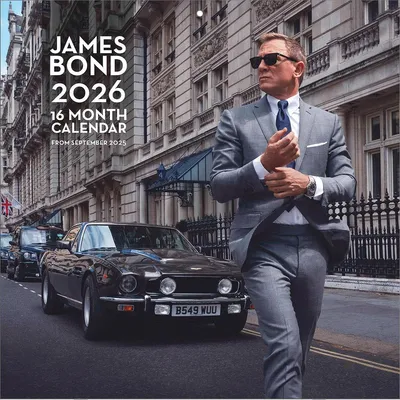 Productafbeelding van JAMES BOND - Brochurekalanders in het formaat 30 x 30