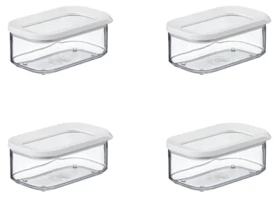 Productafbeelding van Mepal Bewaardoos Modula 425 ml - wit - 4 Pack