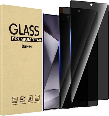 Produktbild von Baker Sichtschutz Panzerglas für Samsung Galaxy S25, 0.33mm dünn, 9H Härte, optimale Berührungsempfindlichkeit