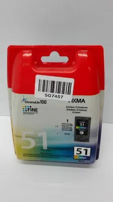 Obrázok produktu pre Atramentová kazeta Canon CL-51 - farebná - originálna - 1 balenie - atramentová - 330 strán - balenie po 1