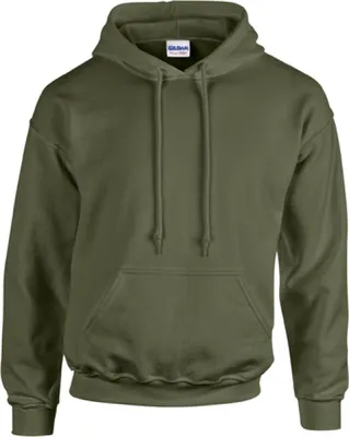 Produktbild von Gildan 18500 | Heavy Blend Hooded Sweatshirt / Kapuzenpullover - Farbe: Military Green - Größe: M
