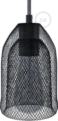 Immagine prodotto di Creative-Cables Gabbia paralume GhostBell in metallo con kit portalampada E27